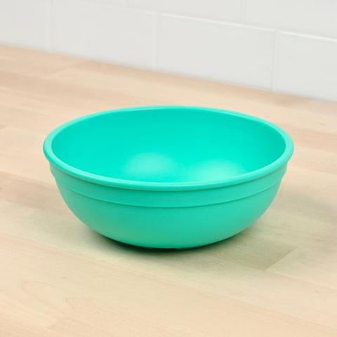 Re-Play Recycled Plastic Bowl in Aqua - Adult