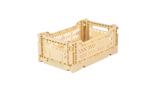 Ay-Kasa Lilliemor Mini Foldable Crate in Banana (Small Size)