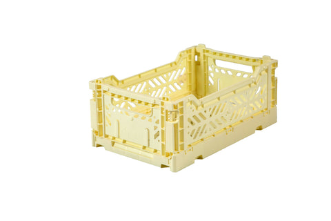 Ay-Kasa Lilliemor Mini Foldable Crate in Cream (Small Size)