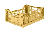 Ay-Kasa Lilliemor Midi Foldable Crate in Gold (Medium Size)