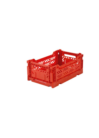 Ay-Kasa Lilliemor Mini Foldable Crate in Red (Small Size)