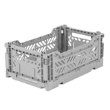 Ay-Kasa Lilliemor Mini Foldable Crate in Dark Grey (Small Size)