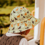 Bedhead Hat Woofers Toddler Bucket Sunhat (Size XX Small Only)