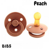BIBS Dummy Size 1 - Peach (Twin Pack)