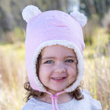 Bedhead Hat Baby Pink Fleece Beanie