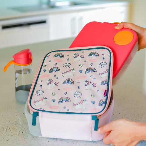 B.box Insulated Lunchbag in Rainbow Magic Design