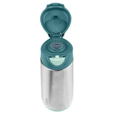 B.box Insulated Sport Spout Drink Bottle - Emerald Forest (500ml)