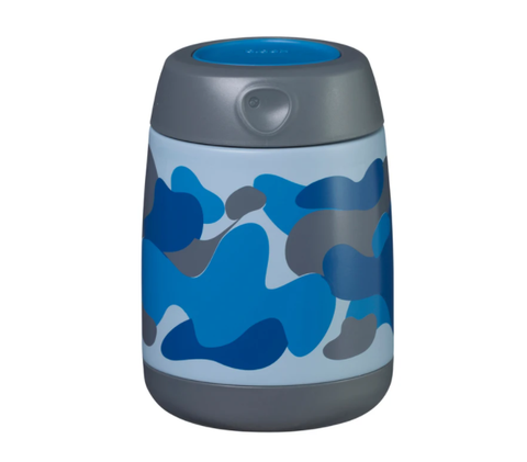 B.box Insulated Food Jar Mini in Blue Camo
