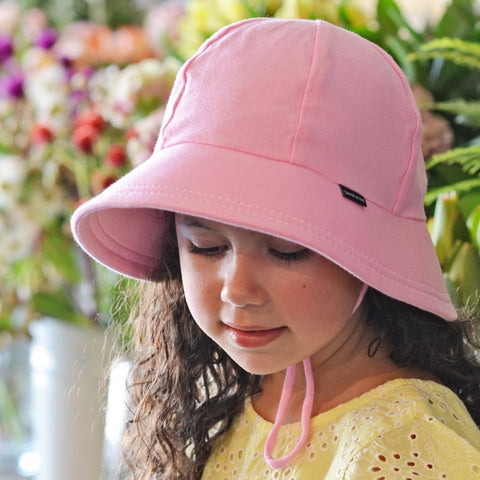 Bedhead Hat Baby Pink Junior Ponytail Bucket Sunhat