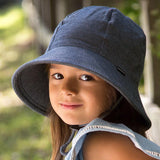 Bedhead Hat Denim Ponytail Junior Bucket Sunhat
