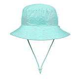 Bedhead Hat Stripe Beach Bucket Hat (Aqua)