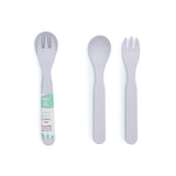 Bobo & Boo Plant Based Cutlery - Grey