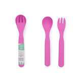 Bobo & Boo Plant Based Cutlery - Bright Pink