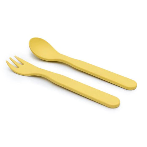 Bobo & Boo Plant Based Cutlery - Yellow