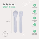 Bobo & Boo Plant Based Cutlery - Lagoon (Set of Three)