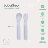 Bobo & Boo Plant Based Cutlery - Blue