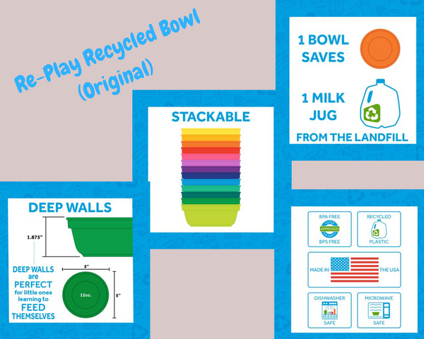 Re-Play Recycled Plastic Bowl in Kelly Green - Original – Scarlett ...