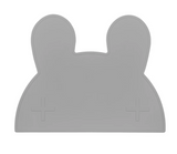 We Might be Tiny Bunny Placie (Silicone Placemat) - Dark Grey