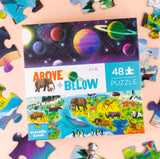 Crocodile Creek Earth & Space Above & Below Puzzle - 48pc