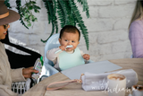 Wild Indiana Silicone Bib in Sage