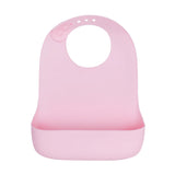 We Might be Tiny Catchie Bibs 2.0 - Dusty Rose & Powder Pink