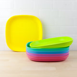 Re-Play Recycled Plastic Flat Plate in Yellow - Adult