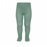 Condor Barcelona Ribbed Tights - Jade Green (704)