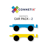 Connetix Magnetic Tiles - 2 Piece Car Pack