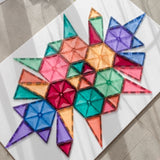 Connetix Magnetic Tiles - 40 Piece Geometry Pack - (Pastel Range)