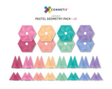 Connetix Magnetic Tiles - 40 Piece Geometry Pack - (Pastel Range)