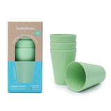 Bobo & Boo Bamboo Cup Set in Apple Green (480ml)