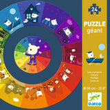 Djeco 'Colours' Giant Puzzle