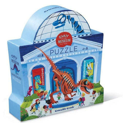 Crocodile Creek Day at the Museum Dinosaur Puzzle - 48pc