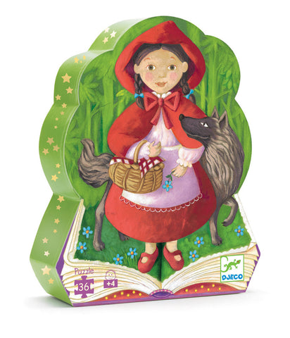 Djeco Little Red Riding Hood Puzzle - Silhouette Collection (36pc)