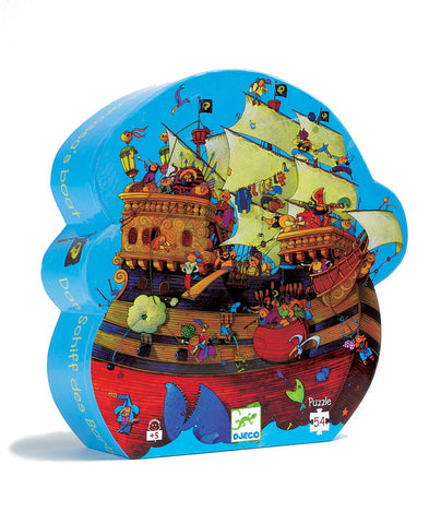 Djeco Barbarossa Boat Puzzle - Silhouette Collection (54pc)