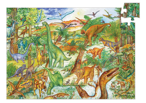 Djeco Dinosaurs Observation Puzzle (100pc)