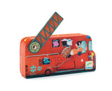 Djeco Fire Truck Puzzle - Silhouette Collection (16pc)