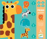 Djeco Primo (First) Jungle Puzzle (4 x Mini Puzzles)