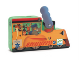 Djeco The Locomotive Puzzle - Silhouette Collection (16pc)