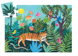 Djeco The Tiger's Walk Puzzle - Silhouette Collection (24pc)