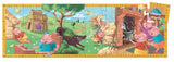 Djeco Three Little Pigs Puzzle - Silhouette Collection (24pc)