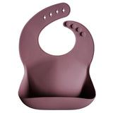 Mushie Silicone Catch Bib (Dusty Rose)