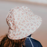 Bedhead Hat Floral Beach Ponytail Bucket Hat (Size Large Only)