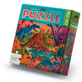 Crocodile Creek Dazzling Dinos Foil Puzzle - 60pc