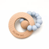One.Chew.Three 'My First Easter' Silicone & Beechwood Teether - Blue