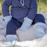 Bedhead Baby Blue Fleece Infant Mittens