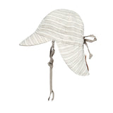 Bedhead Hat Reversible Linen Flap Hat - Leo & Moss