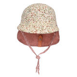 Bedhead Hat Reversible Linen Flap Hat - Lucy & Rosa (Size Extra-Small Only)