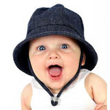 Bedhead Hat Denim Toddler Bucket Sunhat