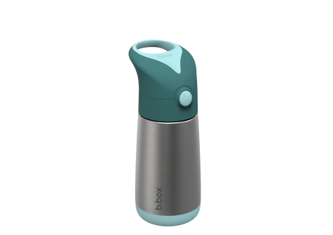 B.box Insulated Drink Bottle in Emerald Forest (350ml)